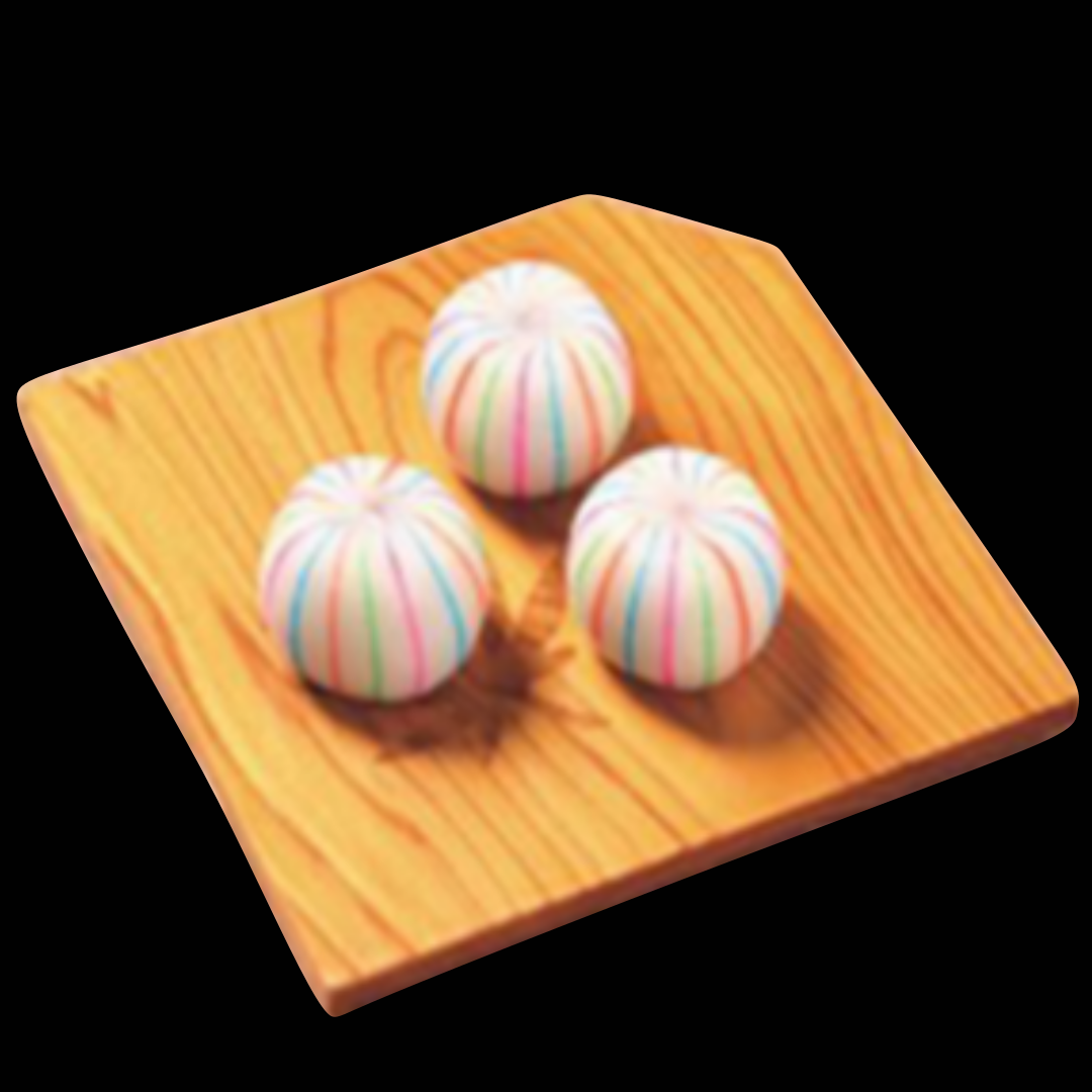 花餅 手まり 小 天然着色 15個入 冷凍 エムフーズ