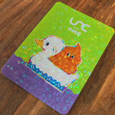 下敷き A5 サイズ　UNC with OMR コラボ　｜　１枚入　うんち　おまる　文房具
