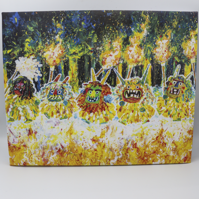 原画 レプリカ キャンバス せどまつり|なまはげ 秋田土産 秋田 あきた 柴灯祭り