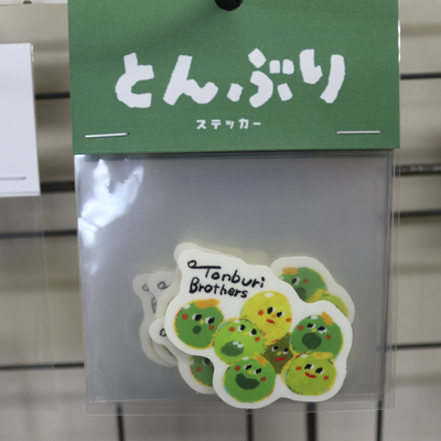ステッカー　ミニ　とんぶり　１枚入｜耐候性　耐水性　秋田　野菜　納豆　大館　秋田土産
