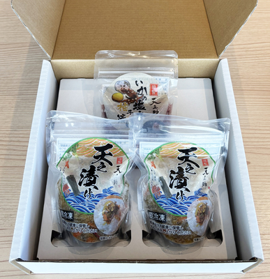 ギフトCセット　塩辛×1　天之漬け×２　ギフト用箱