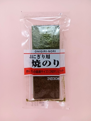 おにぎり用焼のり3切30枚