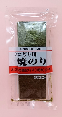 おにぎり用焼のり3切30枚
