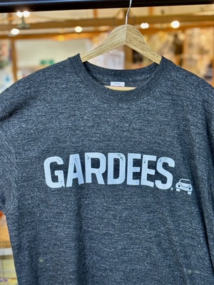 【GARDEES】World Tシャツヘザーブラック×ライトグレー＜各サイズ＞