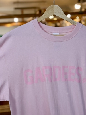 【GARDEES】World Tシャツベビーピンク×同色系＜各サイズ＞