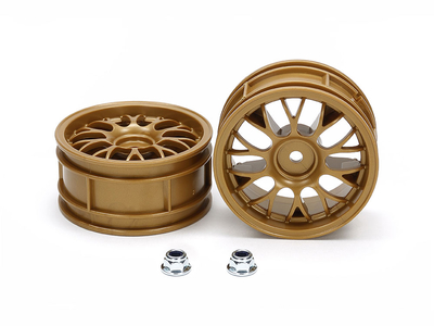 【タミヤ】SP.741 メッシュホイール (金) (26mm/+2)