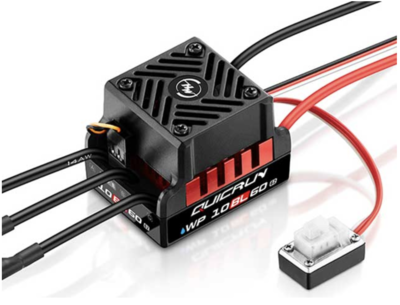 【ホビーウイング】QuicRUN-WP-10BL60 G2 BEC内蔵3A/6V 【1/10用】30107300a　ブラシレスモーター用ESC