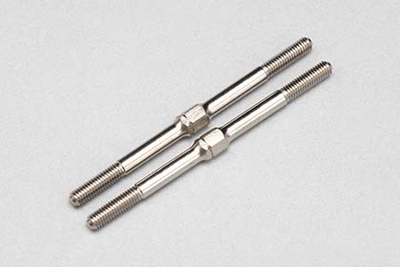 【ヨコモ】SD-TB52NA　52mm ターンバックル(ニッケル/対辺4mm ハードスチール製)