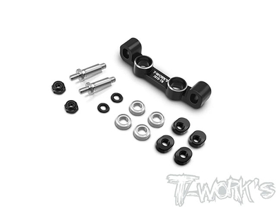 【T-Work's】TE-B7-P　7075アルミ製アジャスタブルステアリングラック&ポスト【アソシB7/B7D】