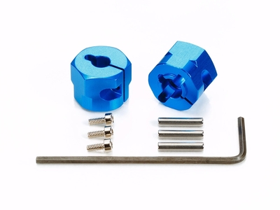 【タミヤ】OP.1610 クランプ式アルミホイールハブ （9mm厚 2個）