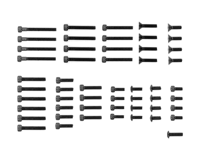 【アソシエイテッド】AS6649　スクリューセット【RC10/4-40】