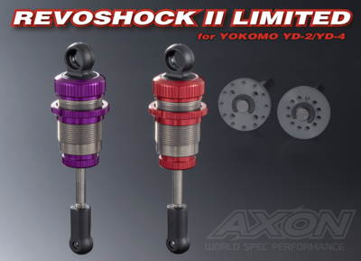 ※11月10日頃入荷予定　【AXON】DD-YS-002R　REVOSHOCK II for YOKOMO YD-2/YD-4 Limited Red