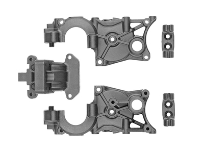 【アソシエイテッド】AS71221　FT 3ギヤボックス【カーボン/B7/T7/SC7】