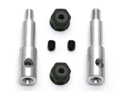 【アソシエイテッド】AS6220　アルミ製フロントインラインアクスル【RC10 BK】