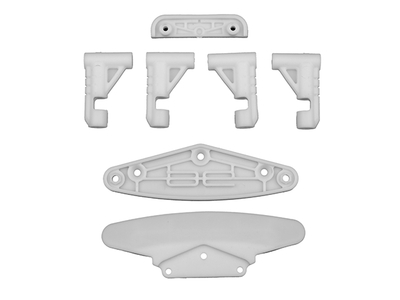 【アソシエイテッド】AS31957　フロントバンパーマウント【ナチュラル/RC10 4x4 Rally】