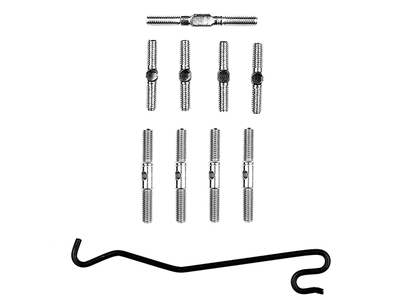 【アソシエイテッド】AS31959　ターンバックルセット【RC10 4x4 Rally】