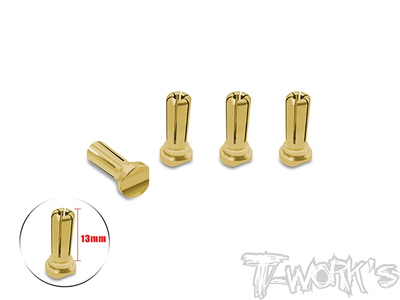 【T-Work’s】EA-040-5L-P　ヒートシンクロングコネクター5mm用スペアプラグ【4pcs】