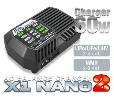 【ハイテック】ACバランス充電器　X1 NANO 2［ X1 ナノ 2 ］