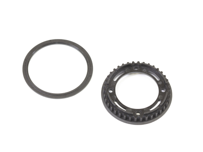 TS002LFB　プーリー 38T（ローフリクション/ブラック）