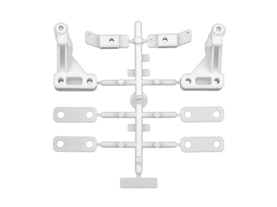【アソシエイテッド】AS4480 サスペンションアーム・ステアリングブロックセット【RC12L】