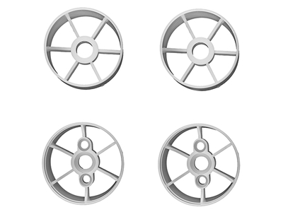 【アソシエイテッド】AS4484 ホイールセット【RC12L】