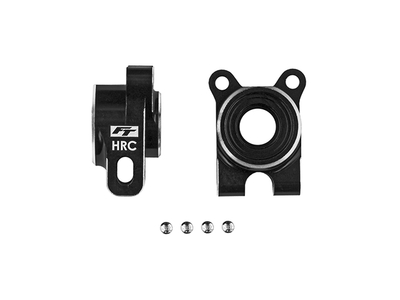 【アソシエイテッド】AS92565 FT アルミ製HRCリアハブ【オフセット-4/ブラック/RC10B7】