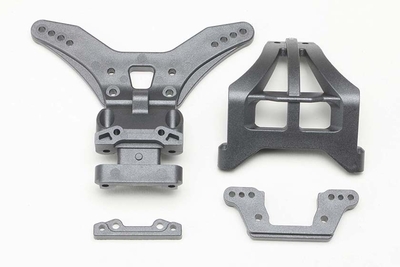 【ヨコモ】RO-018RDG　RO2.0用 グラファイト成型 リヤ ショックタワー/ リヤ アッパーマウント