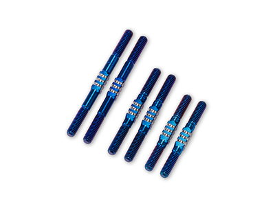 【JConcepts】JC-5292-1　RC10 4WD用チタン製フィンターンバックルセット・ブルー