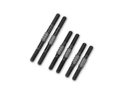 【JConcepts】JC-5292-2　RC10 4WD用チタン製フィンターンバックルセット・ブラック