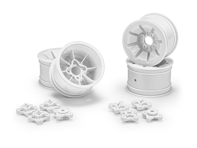 【JConcepts】JC-3464W　パイオニア - RC10用 2.2インチ リアホイール・ホワイト