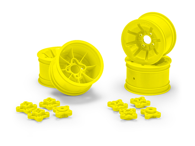 【JConcepts】JC-3464Y　パイオニア - RC10用 2.2インチ リアホイール・イエロー