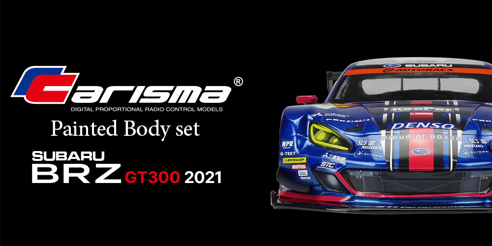 Carisma】16463 1/10 スバル BRZ GT300 2021 塗装済みボディセット