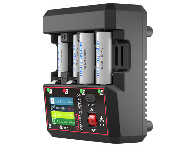 ハイテック】 単3/ 単4充電器［ AA/AAA チャージャー X4 アドバンス EX