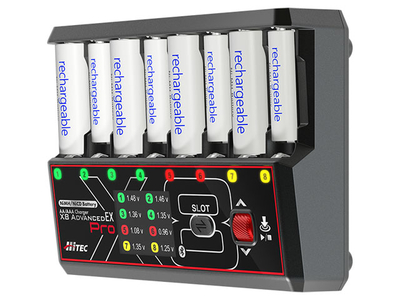 ハイテック】 単3/ 単4充電器［ AA/AAA チャージャー X8 アドバンス EX