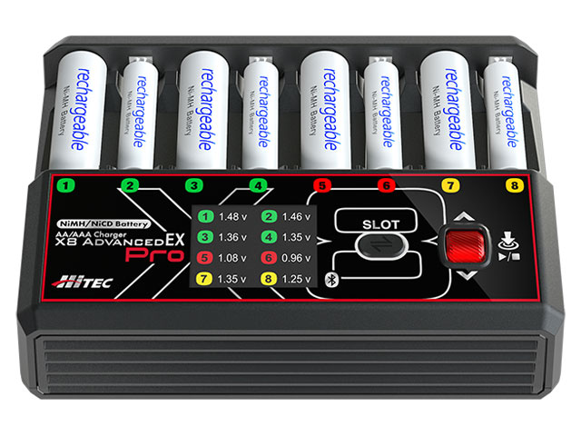 ハイテック】 単3/ 単4充電器［ AA/AAA チャージャー X8 アドバンス EX