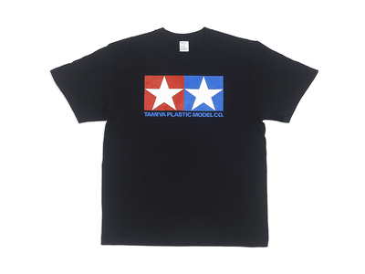 【タミヤカスタマー】67555  タミヤTシャツ (ブラック) L
