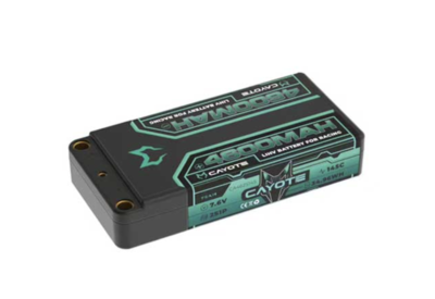 【CAYOTE】 CYE462S145 レーシングリポバッテリー 4600/145C/7.6V/35Wh/LCGショート