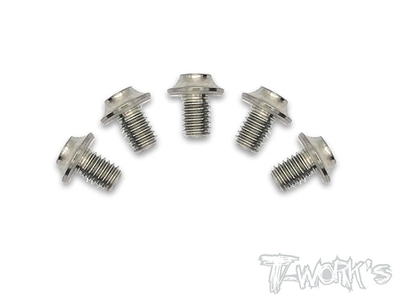 【T-Work's】TSS-304U-5　チタン製UFOソケットヘッドスクリュー【3x4mm/5本入】