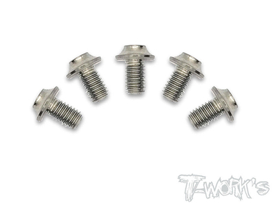 【T-Work's】TSS-305U-5　チタン製UFOソケットヘッドスクリュー【3x5mm/5本入】