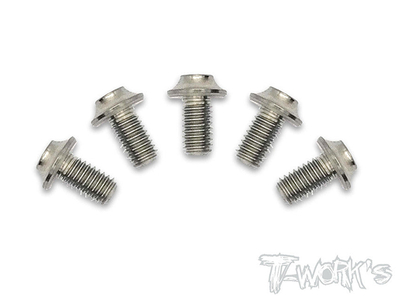 【T-Work's】TSS-306U-5　チタン製UFOソケットヘッドスクリュー【3x6mm/5本入】