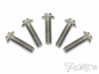 【T-Work's】TSS-312U-5　チタン製UFOソケットヘッドスクリュー【3x12mm/5本入】