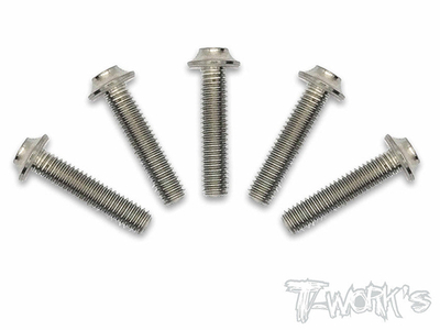 【T-Work's】TSS-314U-5　チタン製UFOソケットヘッドスクリュー【3x14mm/5本入】