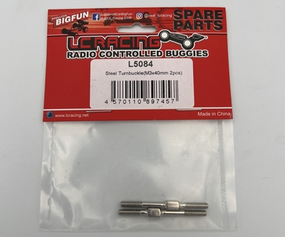【LCレーシング】L5084　Steel Turnbuckle (M3&times;40mm) 2pcs