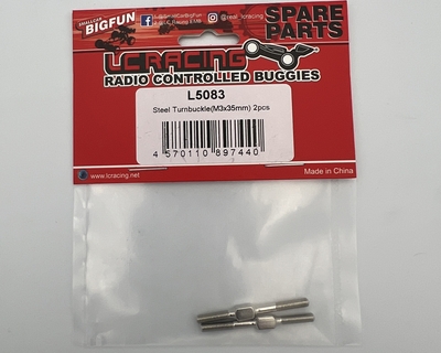 【LCレーシング】L5083　Steel Turnbuckle (M3&times;35mm) 2pcs