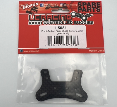 【LCレーシング】L5081　Front Carbon Fiber Shock Tower 3.0mm