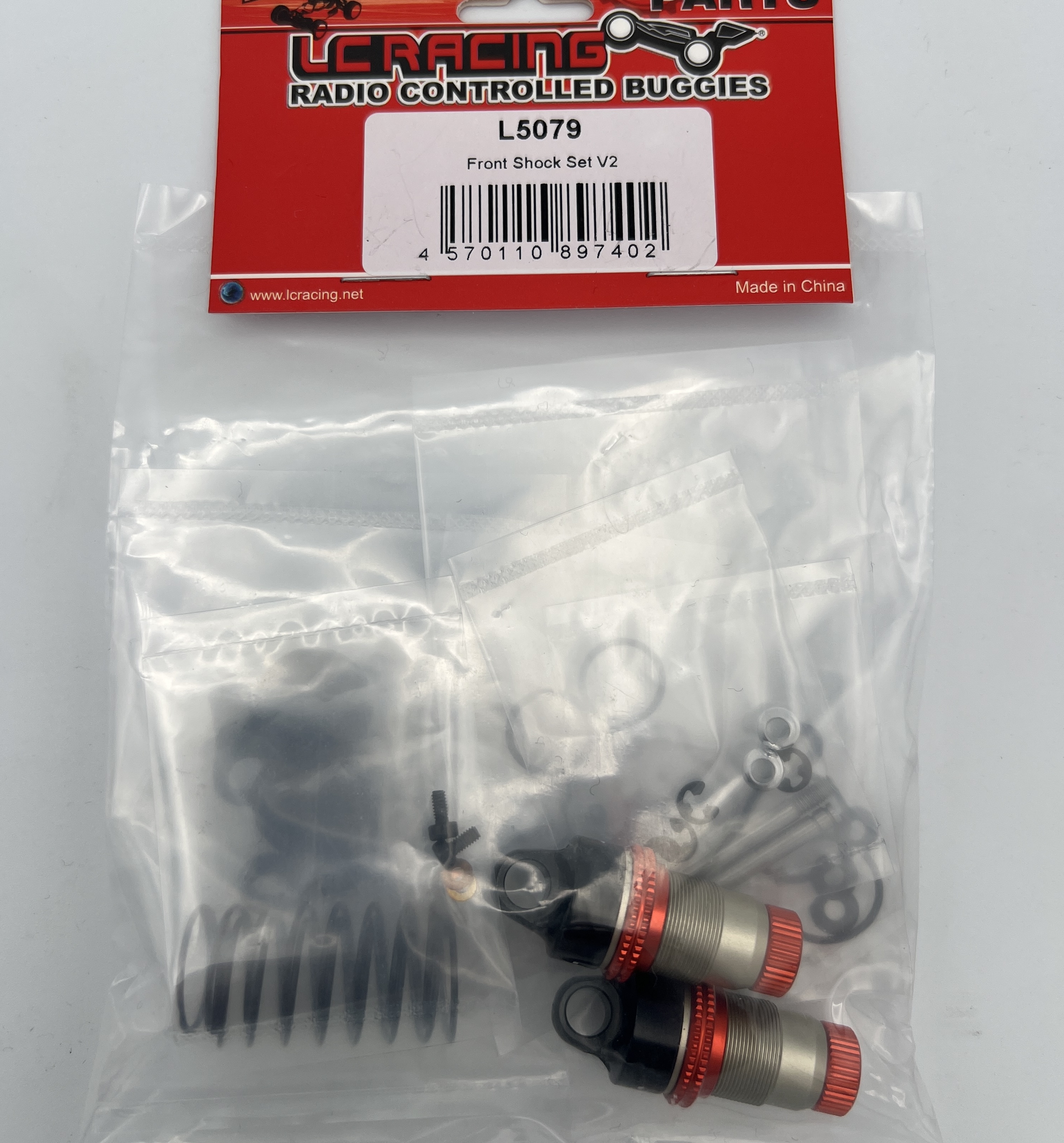 LCレーシング】L5079 Front Shock Set V2 フロントショックセットVer2
