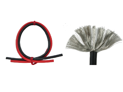 【アキュヴァンス】 OP-15116 12G黒色シリコンケーブル1000mm 1本入り