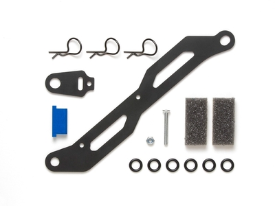 【タミヤ】OP.1555 TT-02 FRPバッテリープレート&トランスポンダーステーセット