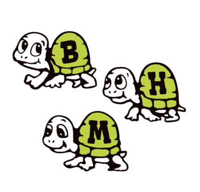 BHM895　3 BROS ステッカー（3枚組）