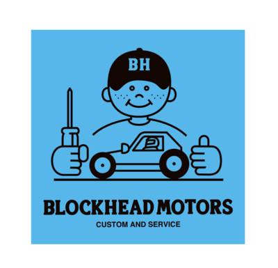 BHM897　RCボーイステッカー／ブルー